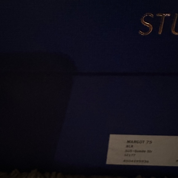 NEW Black heeled boots. Stuart Weitzman. Size 6,5, fits a 38. - Picture 9 of 9